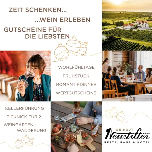 zeit schenken... wein erleben gutscheine für die liebsten, weingut, weinprobe